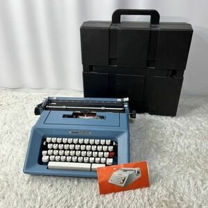 タイプライター 日本オリビッティ OLivetti STUDIO46 ケース付き 希少 レア 昭和レトロ アンティーク インテリア 動作未確認 DB0010