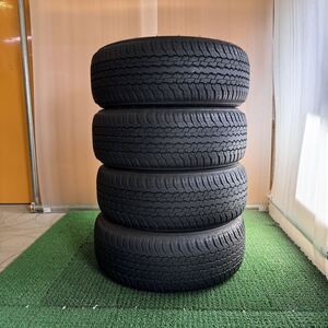 ●3188●◆間に合わせ用◆夏タイヤ ダンロップ GRANDTREK AT25 265/65R17 112S 2021年製 中古品4本セット 少しビード切れ パンク修理有り