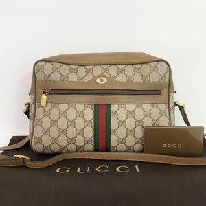 《大特価！》 GUCCI グッチ ショルダーバック シェリーライン GG ブラウン mj604-5