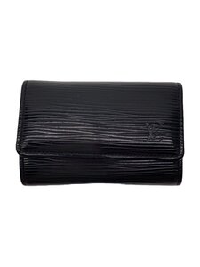 LOUIS VUITTON◆カー・キーケース_ダミエ・グラフィット_BLK/PVC/BLK/メンズ