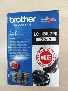 ◎(096)brother 純正 LC11BK-2PK インクカートリッジ ブラック 2個入 未開封 期限切れ