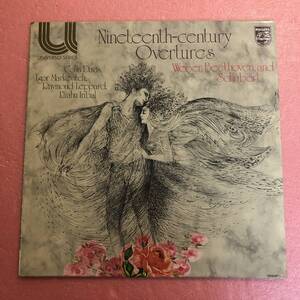 美盤 LP Nineteenth Century Overtures シューベルト 序曲 ホ短調 D. 648 ベートーヴェン レオノーレ ウェーバー オベロン オイリアンテ 