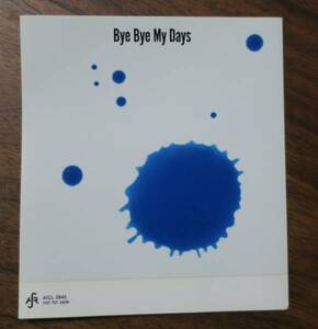 夢みるアドレセンスCD/Bye Bye My Days通常盤AICL-2840初回封入特典ステッカー[検索]初回プレス/夢アド