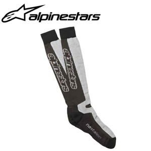 在庫あり alpinestars アルパインスターズ ソックス THERMAL TECH SOCKS カラー:BLACK(10) サイズ:S-M