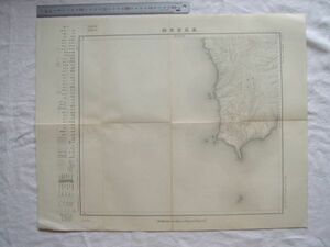 【古地図 大正 北海道】『奥尻西南部』五万分一地形図久遠12号 大正6年測図 大正7年12月28日発行 大日本帝国陸地測量部【奥尻島 青苗岬】