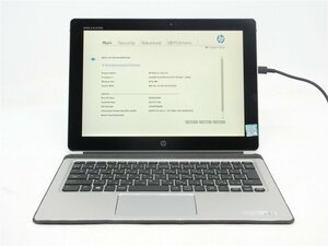 中古　ノートパソコンノートPC　HP　Elite　X2　1012　G1　CoreM5-6Y57　8GB　　 BIOSまで表示　ジャンク品　送料無料　