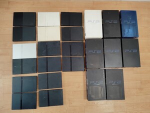 ソニー SONY PS2 PlayStation2 ゲーム機24台本体のみ 大量まとめSCPH-90000 77000 75000 70000 55000GT 50000 37000 30000 ジャンク