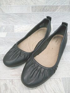 ◇ Clarks クラークス バレエシューズ サイズUS6 EU36 ブラック レディース P