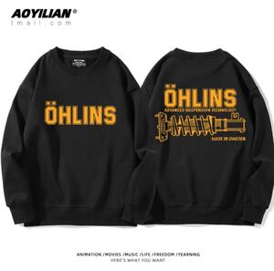 OHLINS オーリンズ ラウンドネック スウェット トレーナー S〜3XL/カラー選択可c