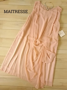 MAITRESSE/スコットクラブ＊パーティや結婚式に♪ストーンのアクセサリー付き☆ドレスワンピ＊新品23,000y