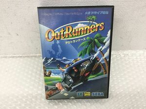 D984-60-M【動作確認済みMDゲームソフト】メガドライブ ソフト アウトランナーズ OutRunners MEGA DRIVE SEGA セガ/箱付きt