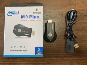 【中古品B】Anycast M9 Plus ドングルレシーバー HDMI WiFiディスプレイ 最新版