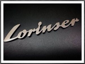 正規品 ベンツ Lorinser ロリンザー 純正 リアエンブレム トランク　バッチ