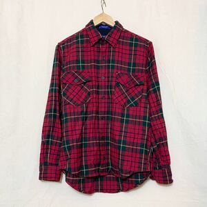 Pendleton(USA)ビンテージウールチェックシャツ レッド