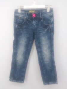 ◇ EDWIN Something エドウイン サムシング vienus jean ジーンズ デニム パンツ サイズXS ブルー系 レディース P