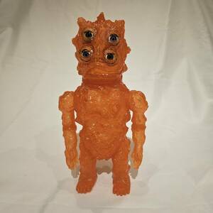 ソフビ Sofubi NAGNAGNAG FOUR EYES 25CM CLEAR ORANGE