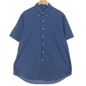 古着 ラルフローレン Ralph Lauren 半袖 ボタンダウンシャツ メンズXL /eaa441468