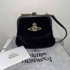 Vivienne Westwood 口金クラッチバッグ（ブラック/FREE）