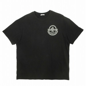 美品 24SS モンクレール ジーニアス × ジェイ・Z MONCLER GENIUS × ROC NATION DESIGNED BY JAY-Z ロゴ プリント Tシャツ カットソー XL