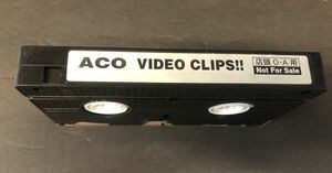 【VHS】＜＜超レア!!＞＞非売品【入手困難 】ACO VIDEO CLIPS!! 揺れる体温　DROP Home Sweet Home 店頭プロモーション用ビデオ YHB-02