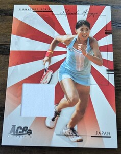 【女子プロテニス】2005 Ace Authentic 浅越しのぶ WTAトーナメント着用テニスウェアカード【美品】