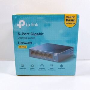 357【未開封】TP-Link LS105G Desktop Switch LiteWave 5-Port Gigabit 5ポート スイッチングハブ ギガビット デスクトップ 保管品