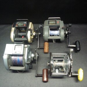 Daiwa タナセンサーSS-50/棚ハンターGS-50 デジタナSLS GT4000等 ジャンク品4個セット ※在庫品(xk0607)※宅急便80