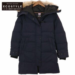 CANADA GOOSE カナダグース ネイビー 2302JL マッケンジー ダウンコート ネイビー S コート ポリエステル レディース 中古