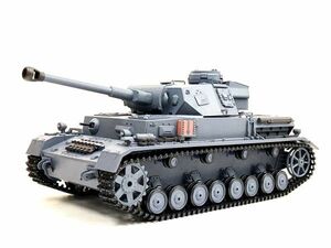 【塗装済み完成品 赤外線バトルシステム付 対戦可能】 HengLong Ver.7.0 2.4GHz 1/16 戦車ラジコン ドイツ陸軍 IV号 F2型 3859-1