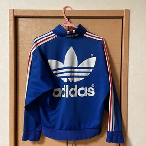 ★レア！！！★adidas ジャージ アディダスジャージ上着 パーカー★Lサイズ★ブルー