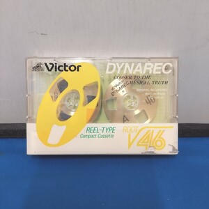 未開封 保管品 victor/ビクター DYNAREC オープンリール型 カセットテープ ノーマルポジション ROOT√46 REEL-TYPE Made in japan ゴールド