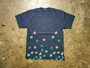 COMME des GARCONS HOMME PLUS 02ss フラワープリントカットソー 花柄 2002ss AD2002 コムデギャルソンオムプリュス