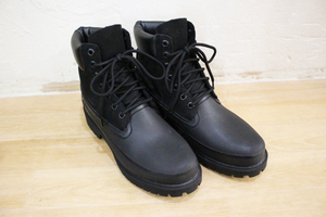 試着のみ Timberland/ティンバーランド 6in RUBBER TOE REMIX 6インチラバートゥウォータープルーフブーツ Black A5QUC メンズ 26.5cm