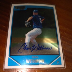 2007 bowmandraft1stbowman chris.withrow autograph