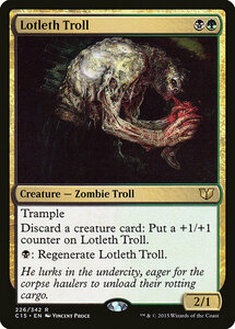 MTG ■金/英語版■ 《ロッテスのトロール/Lotleth Troll》統率者2015 C15