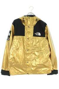 シュプリーム ブルゾン ノースフェイス 18SS Metallic Mountain Parka サイズ:M メタリックマウンテンパーカーブルゾン 中古 HJ12