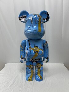 BE@RBRICK x Jean Michel Basquiat x 1000％ by MEDICOM TOY ベアブリック 置物 美品 箱なし 希少