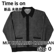 Time is on【MIX COLLARED CARDIGAN size 0】