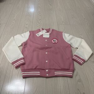 未使用●160cm ユニクロ UNIQLO ピーナッツ ドライスウェット ブルゾン ピンク/キッズ/女の子/女子/アウター/スヌーピー/SNOOPY★2208-5