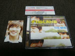 1万枚限定盤!DVD付!FTISLAND『THE ONE』ミンファンのトレカ付!