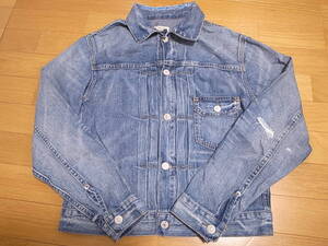 【送料無料 即決】Polo Ralph Lauren Denim & Supply Buckle Back Type 1 Denim Jacket タイプ1 デニムジャケット XS 新品 バンダナあて布