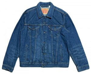 極美 参考定価12100円 Levis リーバイス 72334 ミッドブルー 72334−0142 デニム ジージャン トラッカー ジャケット Gジャン