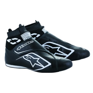 alpinestars(アルパインスターズ) レーシングシューズ SUPERMONO V2 SHOES (サイズUSD： 7) 12 BLACK WHITE [FIA8856-2018公認]