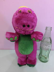 バーニー&フレンズ◆ぬいぐるみ人形 27㎝◆Barney & Friends Dinosaur stuffed animal toy 恐竜 USA 検索 テレタビーズ