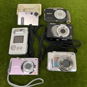 ★☆動作未確認/現状渡し デジタルカメラ/デジカメ 6台まとめ SONY/ソニー Panasonic/パナソニック CASIO/カシオ CocaCola など