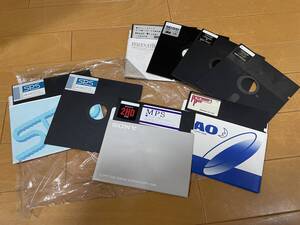 希少□NEC・PC98シリーズ用5インチFDフロッピィディスクセット 鮪ペイントシステム(マルチペイント)・プログラマーズページ付録・SPSなど