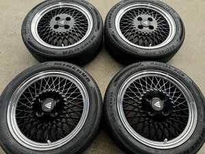 美品 4本 ★ エンケイ 92 5J +45 4H-100 軽量 高剛性 ★ 未使用タイヤ 165/55R15 ★ ENKEI92 メッシュ MESH アルト ムーブ N‐BOX N-ONE