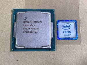 ★intel XEON E3-1230 V6 3.50GHz SR328 LGA1151 Kaby Lake 良品美品 インテル★送185ok★