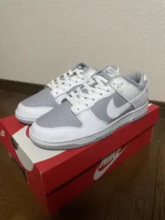 未使用　Nike Dunk Low "Grey and White"