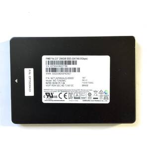 S61224154 SAMSUNG SATA 256GB 2.5インチ SSD 1点 使用時間:8040【中古動作品】